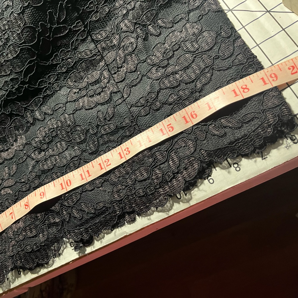 Off Shoulder black lace dress. - Picture 9 of 9